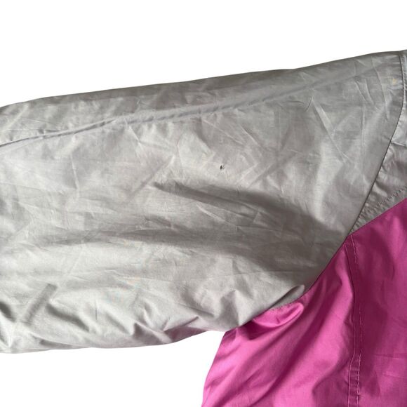 The North Face Girls XL Pink purple Gray Reversible Hooded Fleece Lined Jacket - Picture 4 of 9